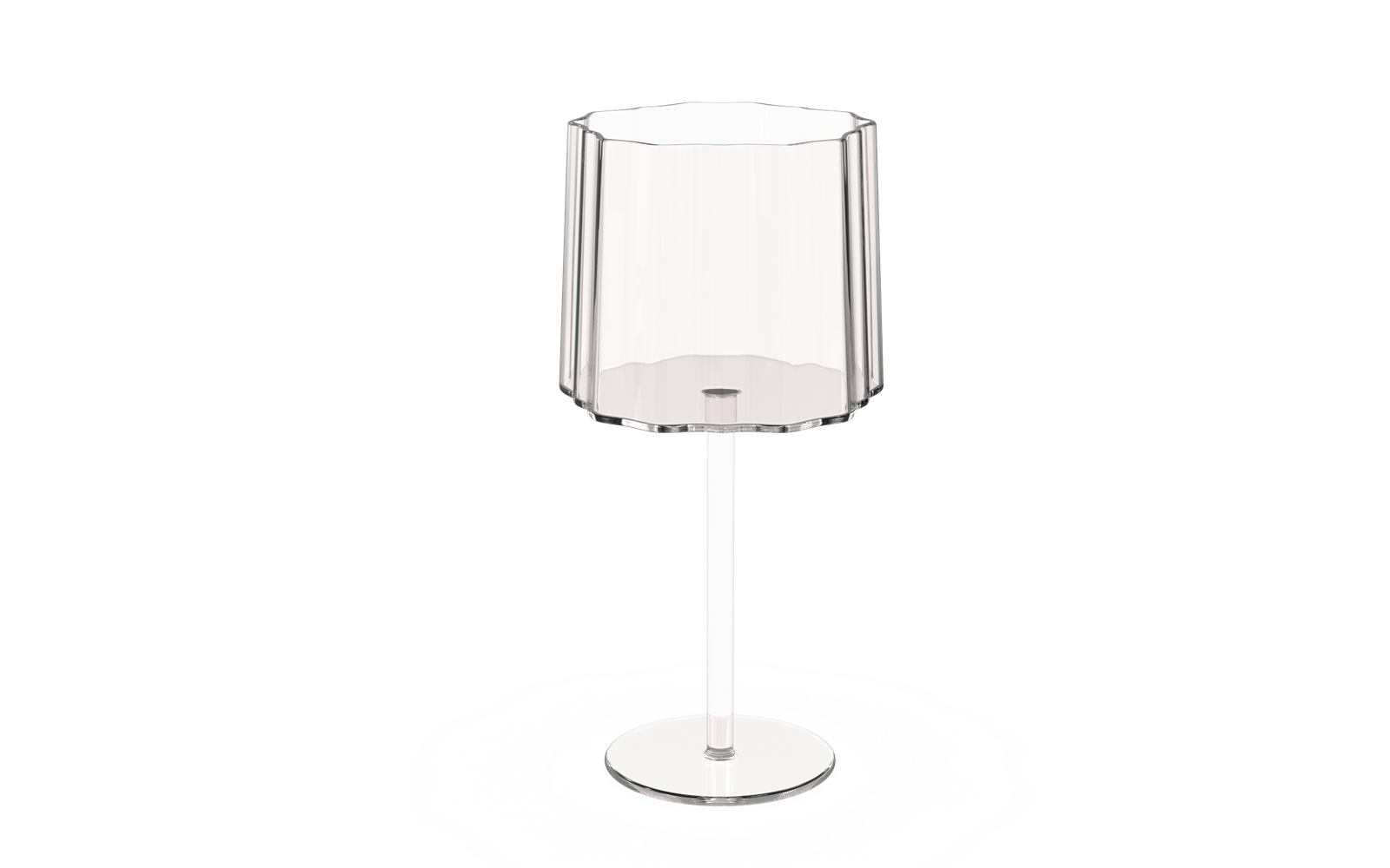 Lucayan Prism Wine Glass