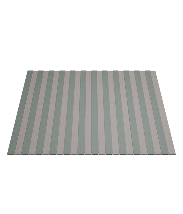 Mint Joy Striped Area Rug